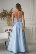  Long dress model 224298 Bicotone 