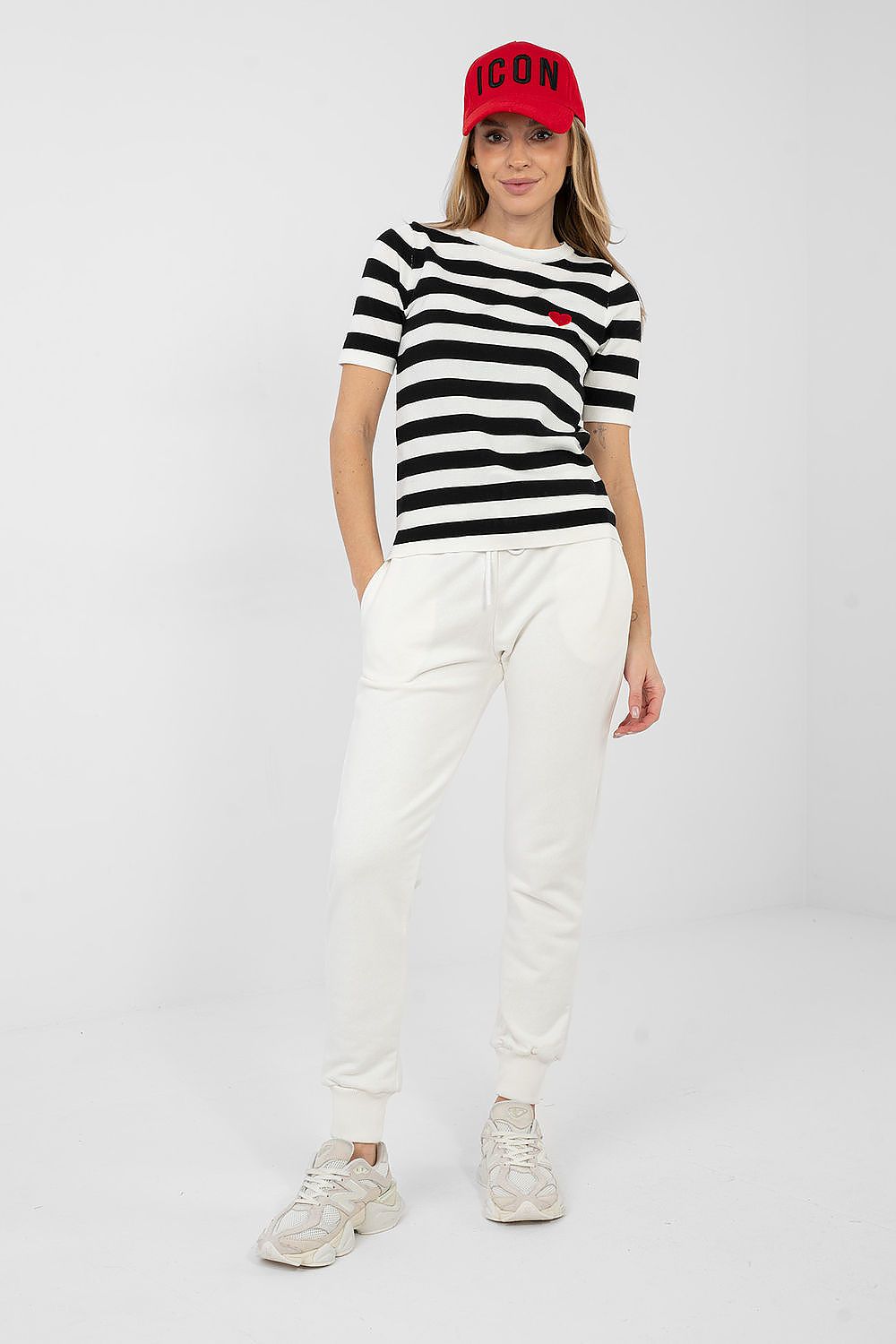  Short sleeve sweater model 224319 Factory Price 