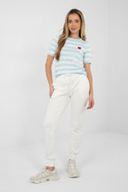  Short sleeve sweater model 224320 Factory Price 