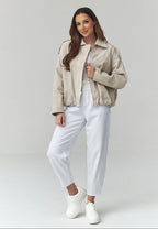  Corduroy jacket model 225692 Makadamia 