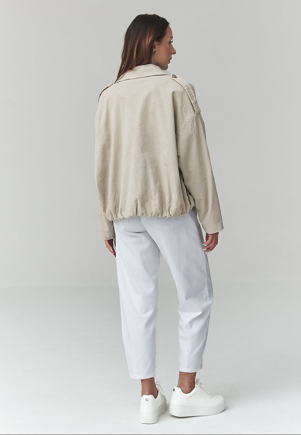  Corduroy jacket model 225692 Makadamia 