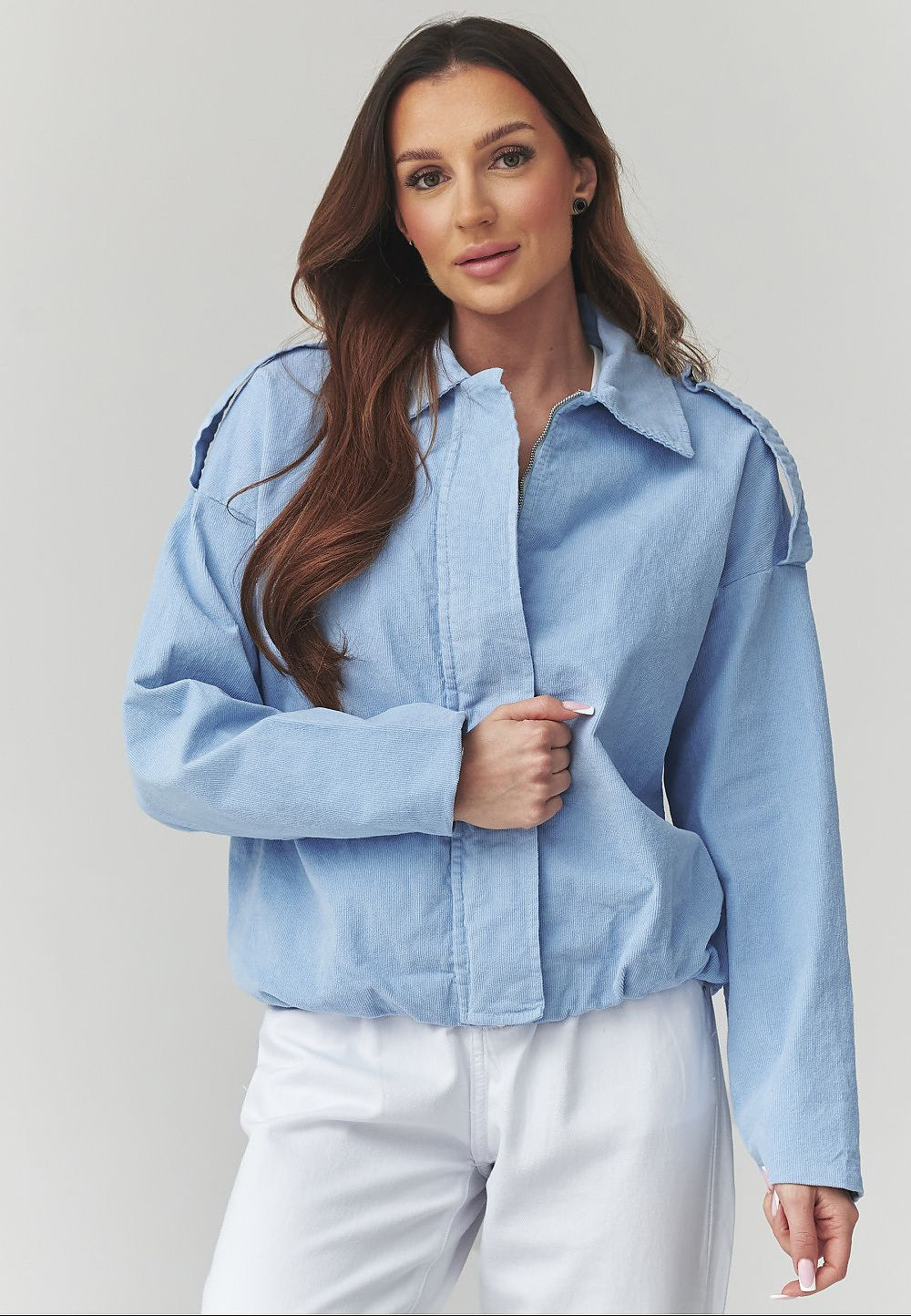  Corduroy jacket model 225694 Makadamia 