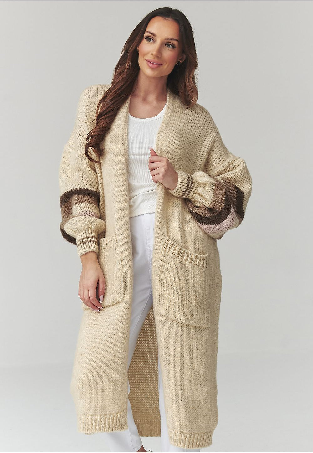  Cardigan model 226865 Makadamia 