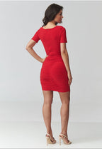 Cocktail dress model 227586 Makadamia 