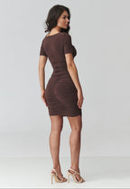  Cocktail dress model 227587 Makadamia 