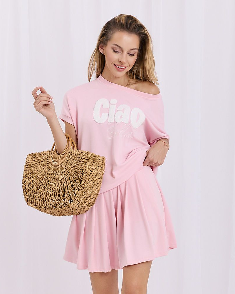 Blouse & Skirt Outfit 2-Piece Set