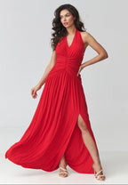  Long dress model 228321 Makadamia 