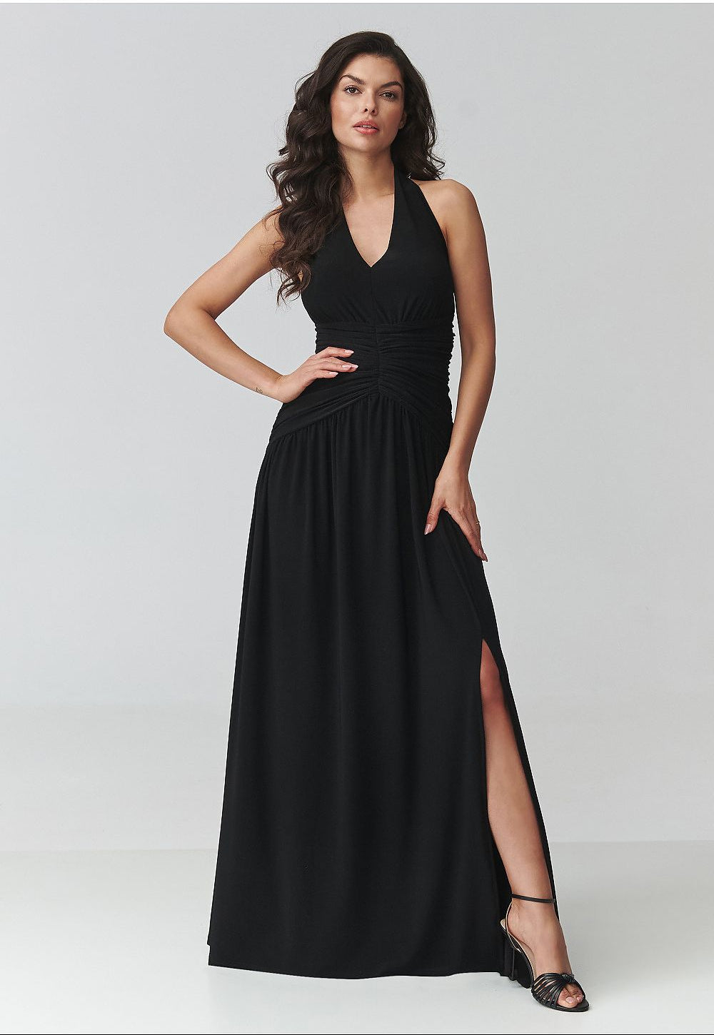  Long dress model 228323 Makadamia 