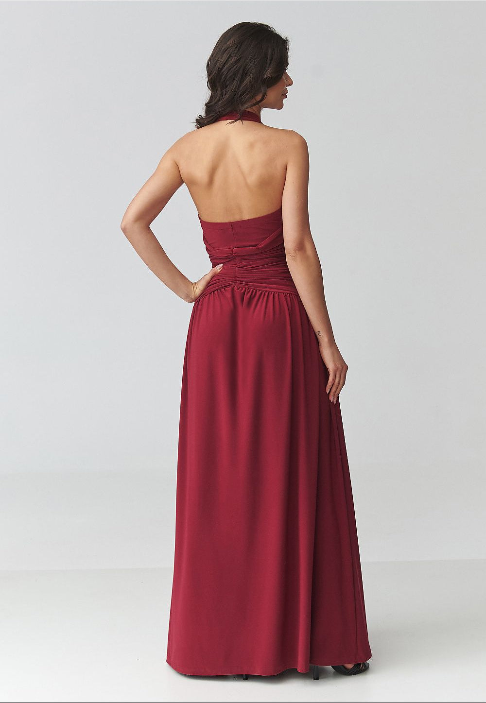 Long dress model 228324 Makadamia 