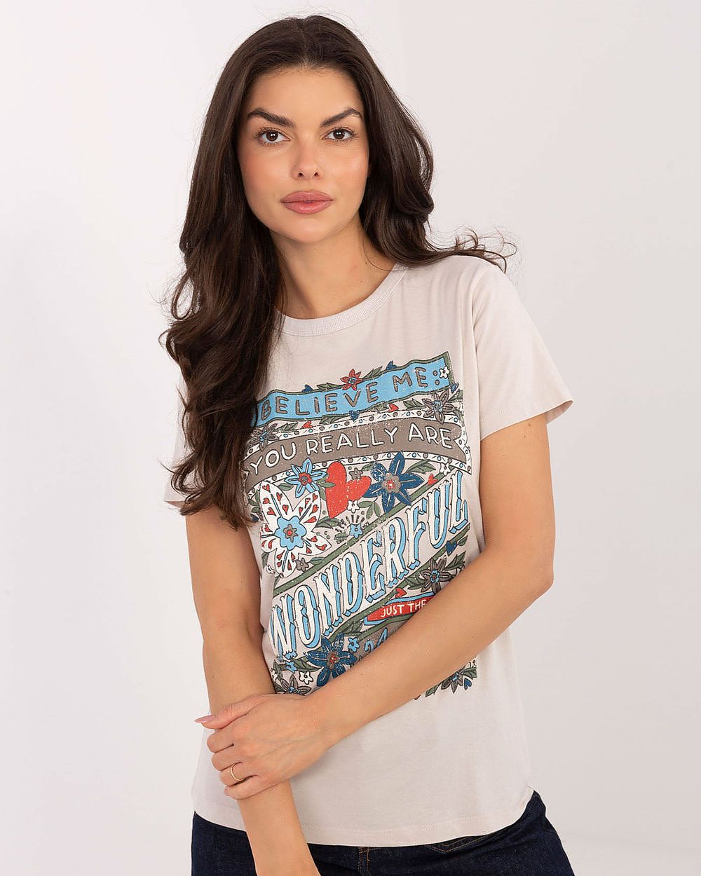 Women's T-Shirt with Chest Print
