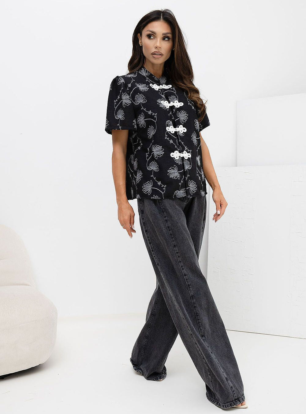  Short sleeve shirt model 229098 Factory Price 