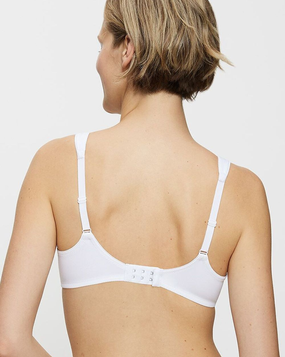 Triumph Lace Cotton Soft Bra | White W02