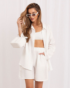Oversized Shirt & Shorts Summer Set