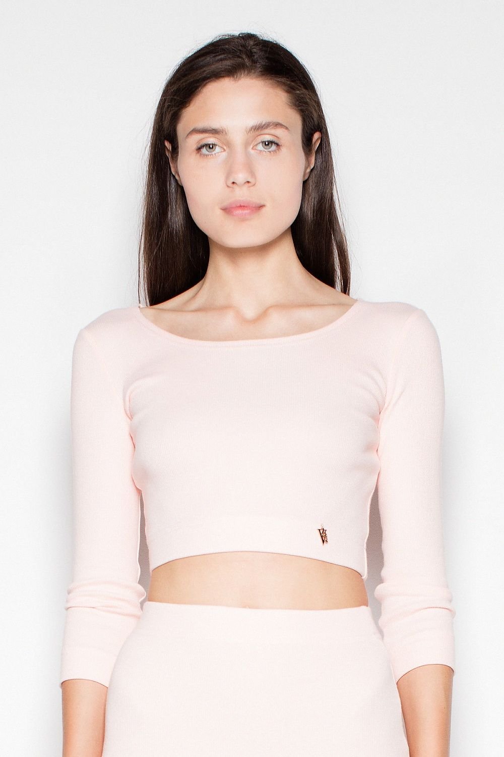 Venaton Crop Top & Skirt Set