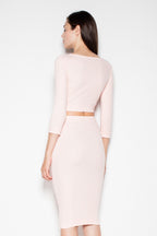Venaton Crop Top & Skirt Set