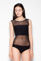 Mesh Details Shapewear Body