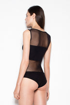 Mesh Details Shapewear Body