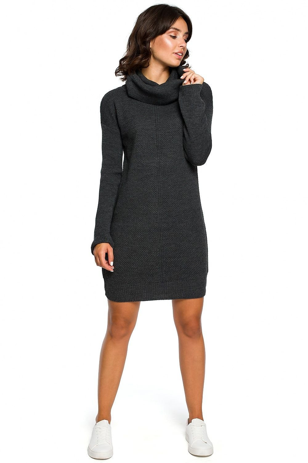 Loose Fit Waffle Knit Dress