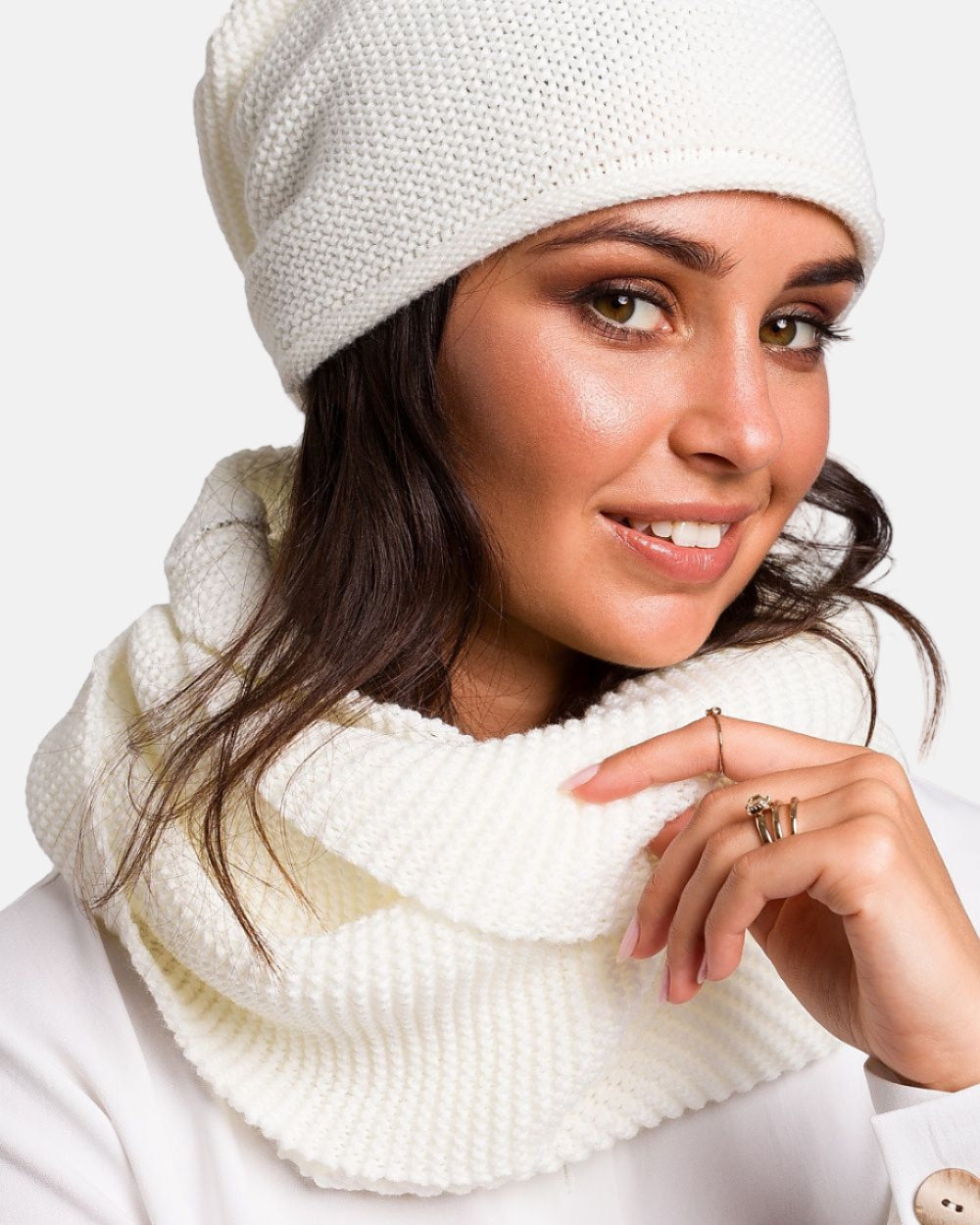  Infinity Scarf model 136407 BE Knit 