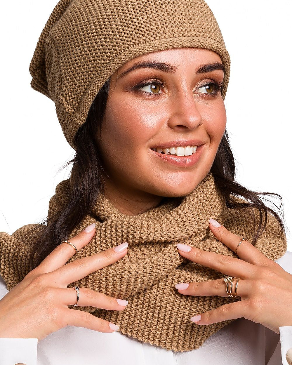  Infinity Scarf model 136408 BE Knit 