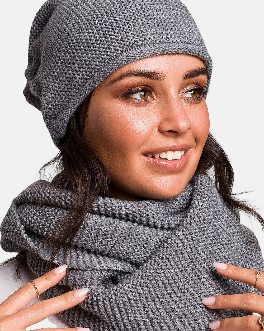 Infinity Scarf model 136409 BE Knit 