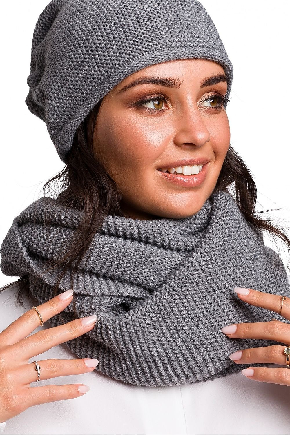 Infinity Winter Knitted Scarf