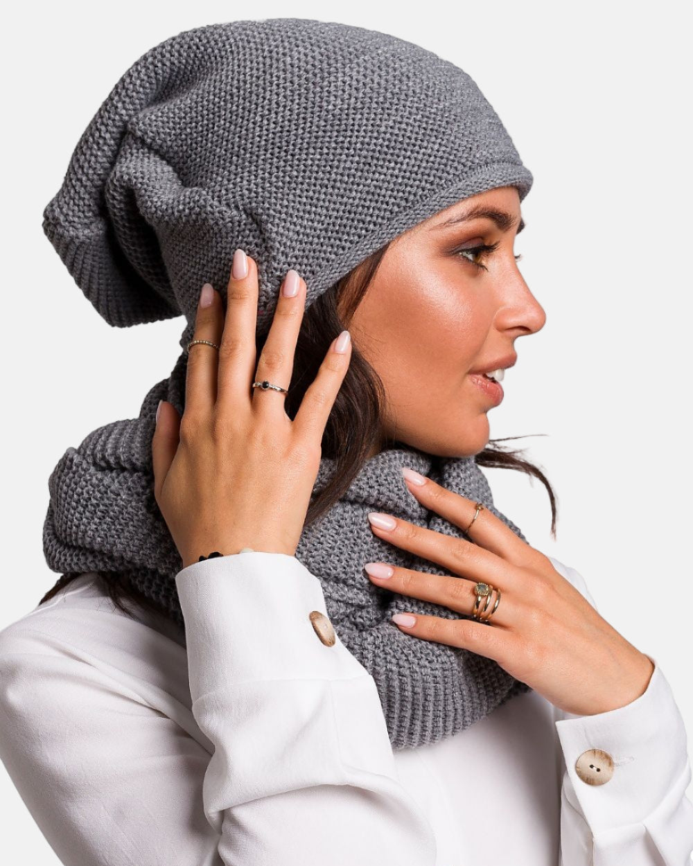  Infinity Scarf model 136409 BE Knit 