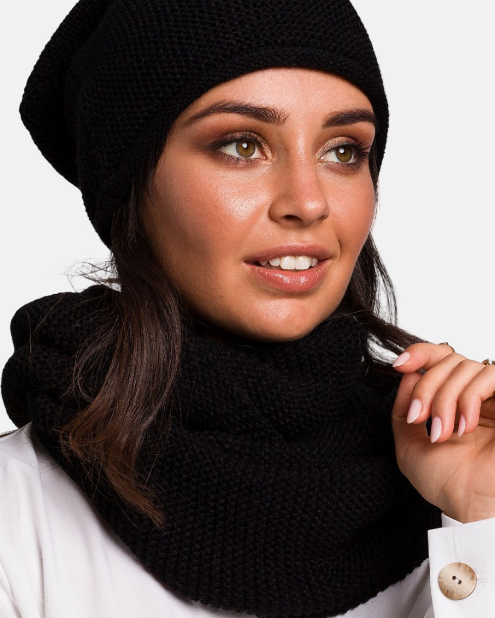  Infinity Scarf model 136410 BE Knit 