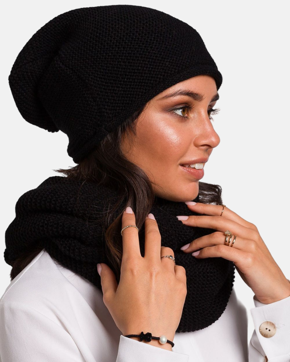  Infinity Scarf model 136410 BE Knit 