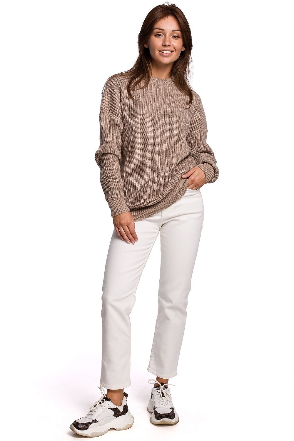 Classic Sweater with Round Neckline