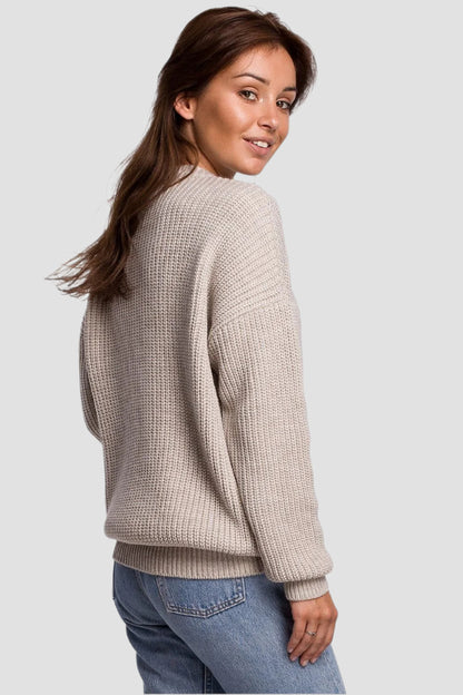 Classic Sweater with Round Neckline