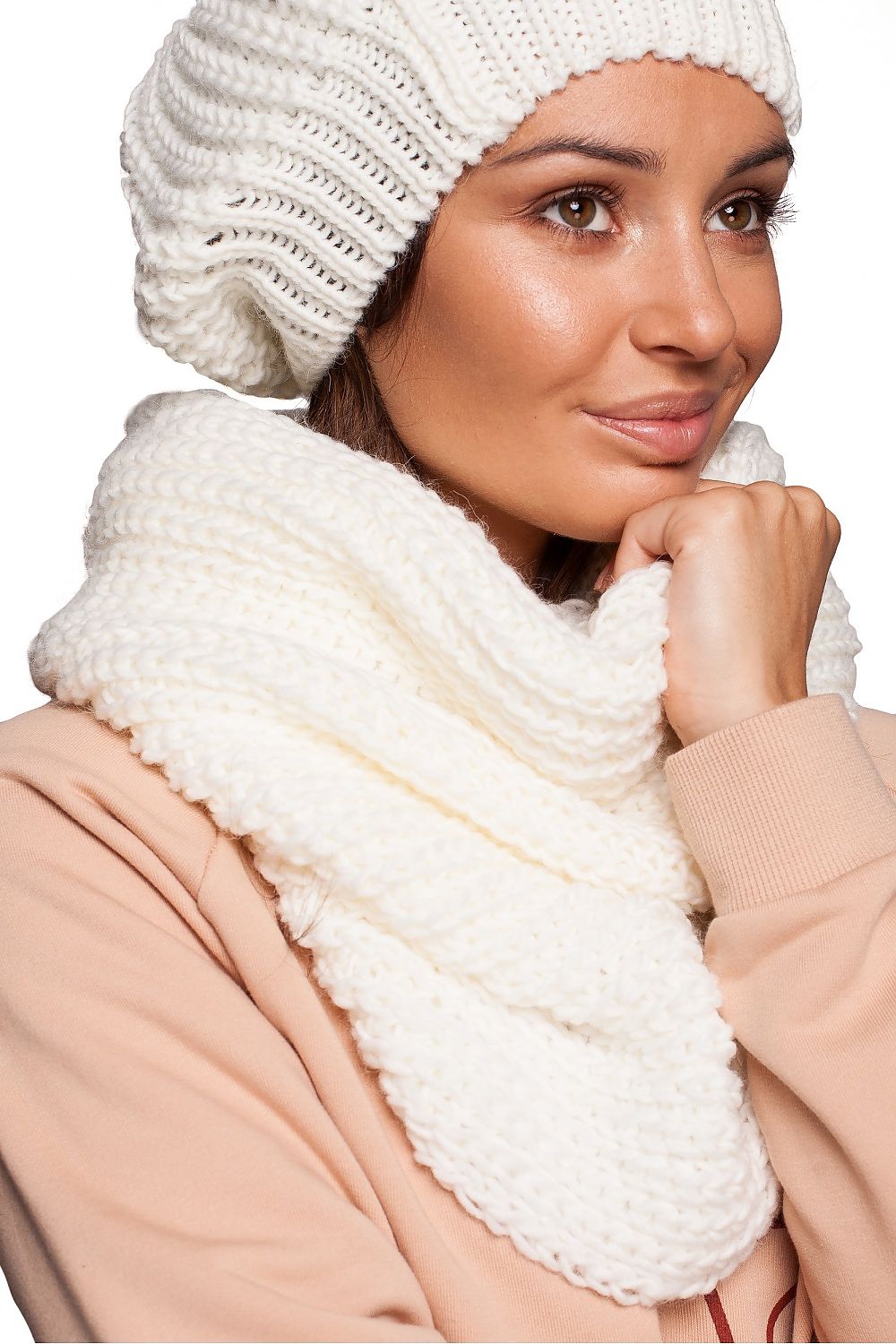 Infinity Knitted Thick Scarf