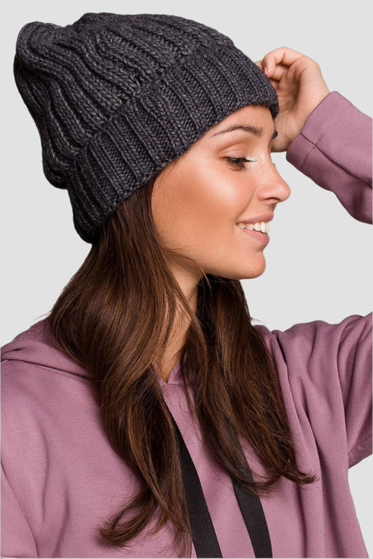 Ribbed Knit Beanie