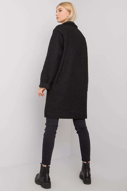 Knee-Length Button Coat