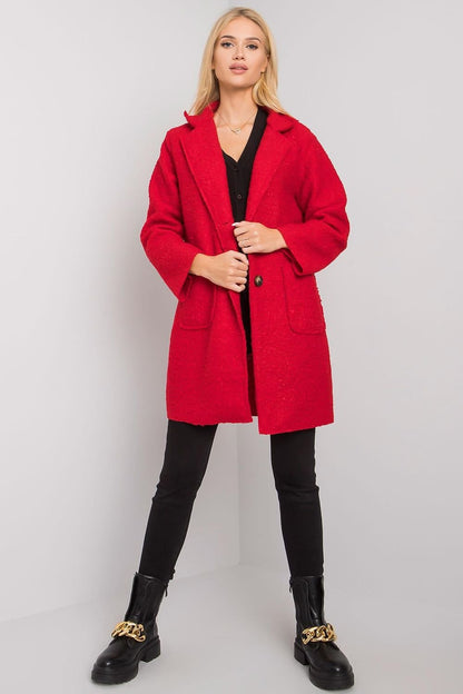 Knee-Length Button Coat