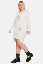 Relaxed Fit High-Low Sweat Dress