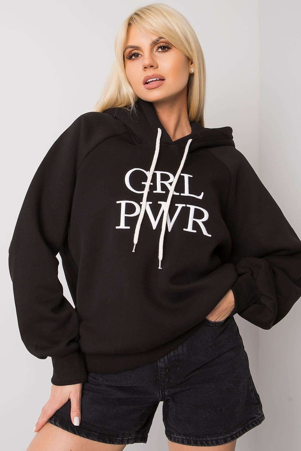 Power Bold Print Hoodie