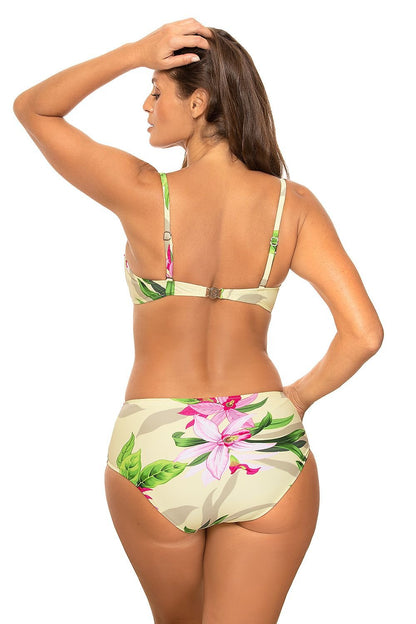 Floral Print Two-Piece Swimsuit