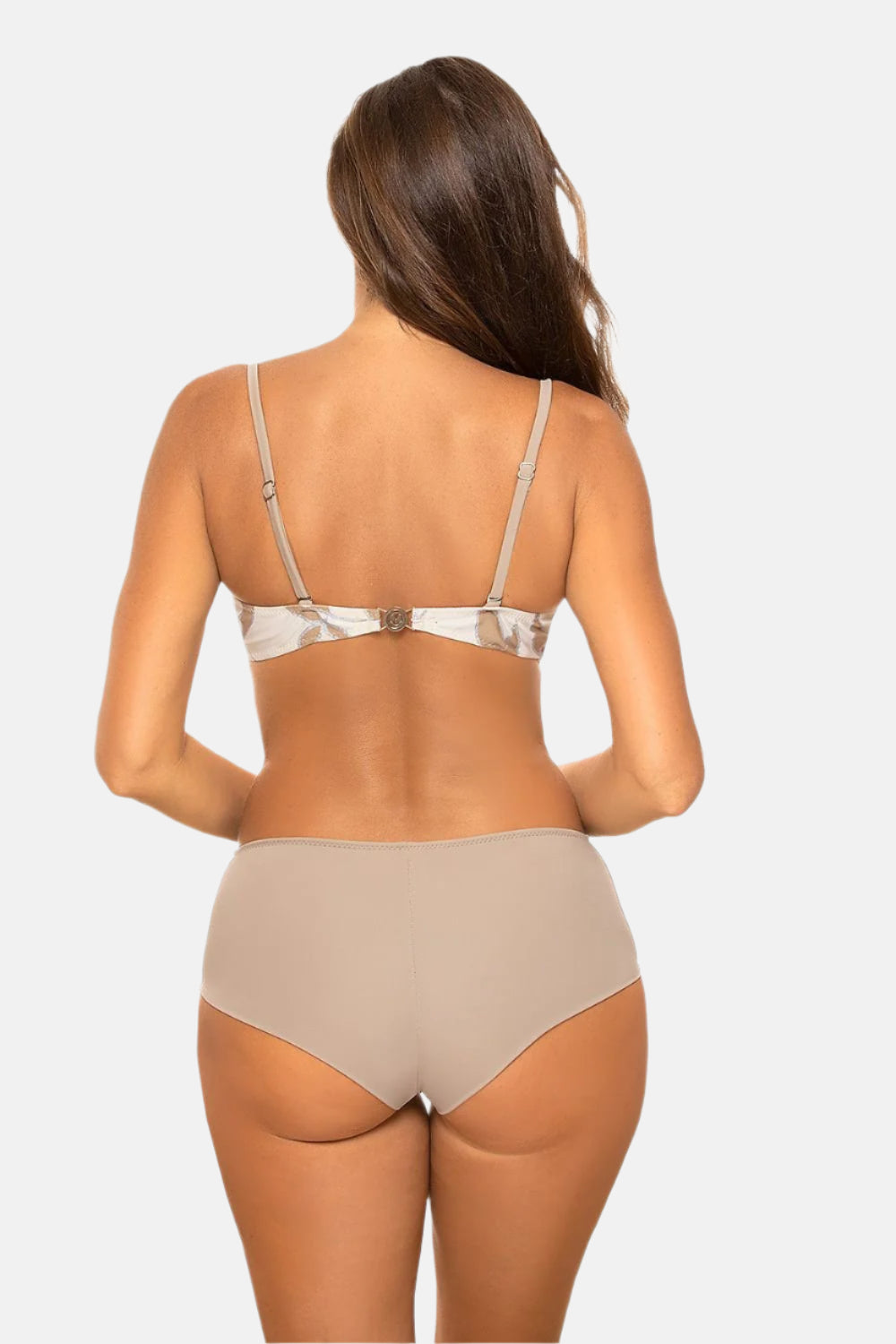 Two-Piece Swimsuit Beige