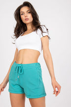 Tied Straight Sporty Shorts