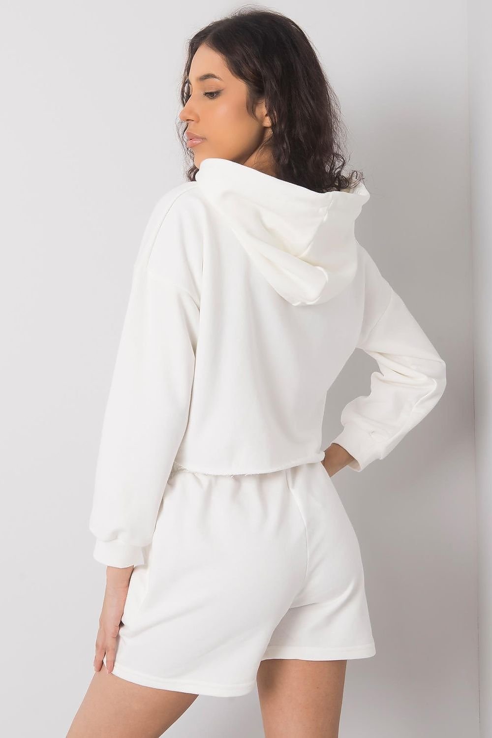 Crop Hoodie & Shorts Set