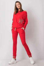 Rhinestones Decorated Women's Sweatpants