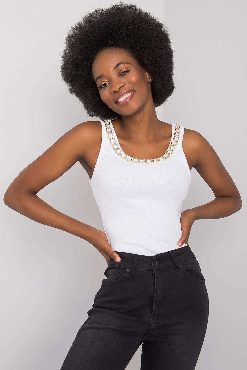 Decorative Chain Tank Top