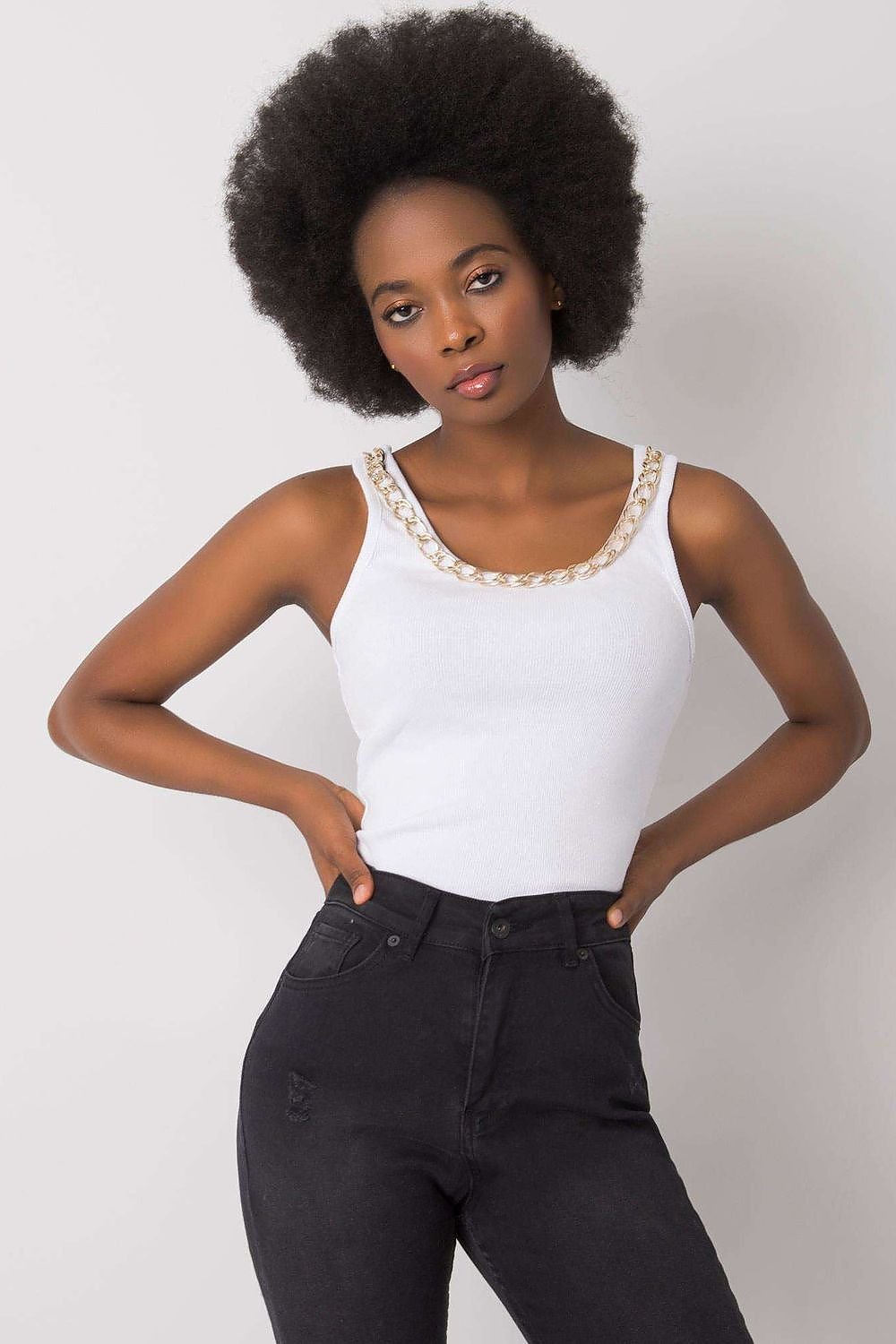 Decorative Chain Tank Top