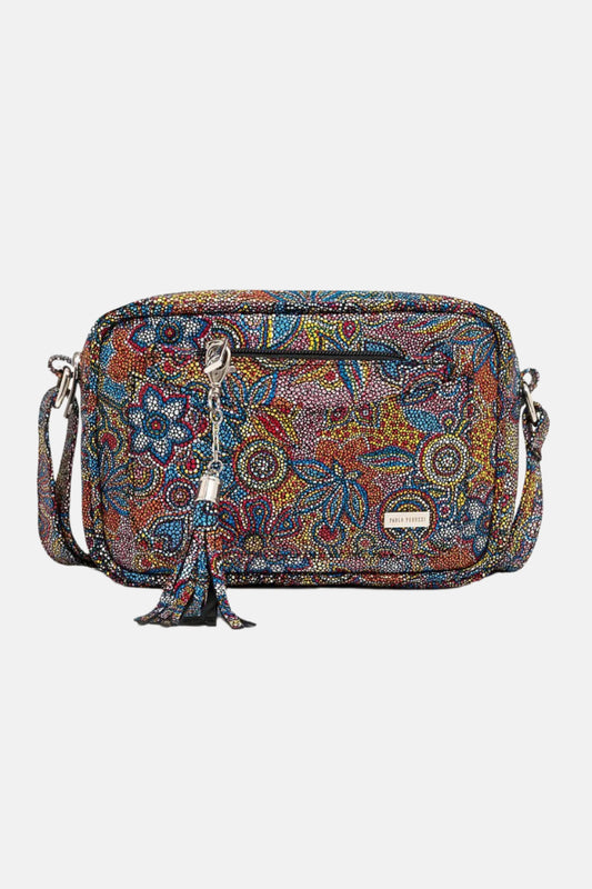 Paolo Peruzzi Mosaic Pattern Leather Purse