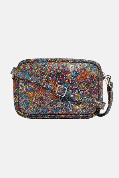 Paolo Peruzzi Mosaic Pattern Leather Purse