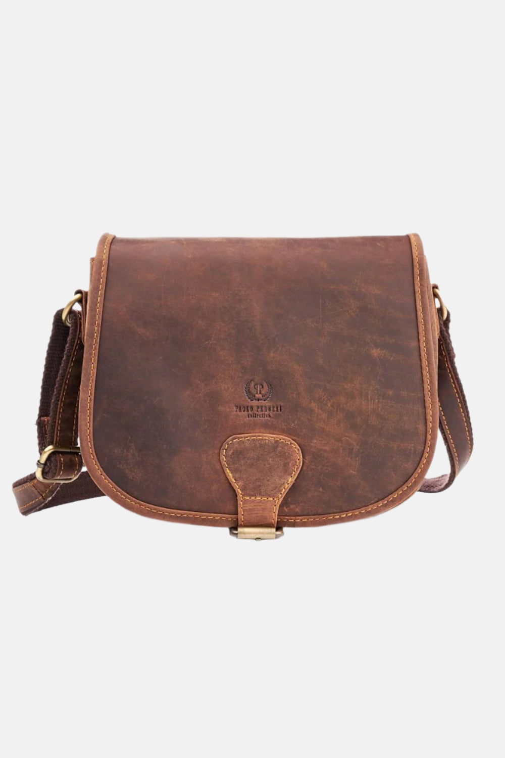 Leather Patina Shoulder Bag