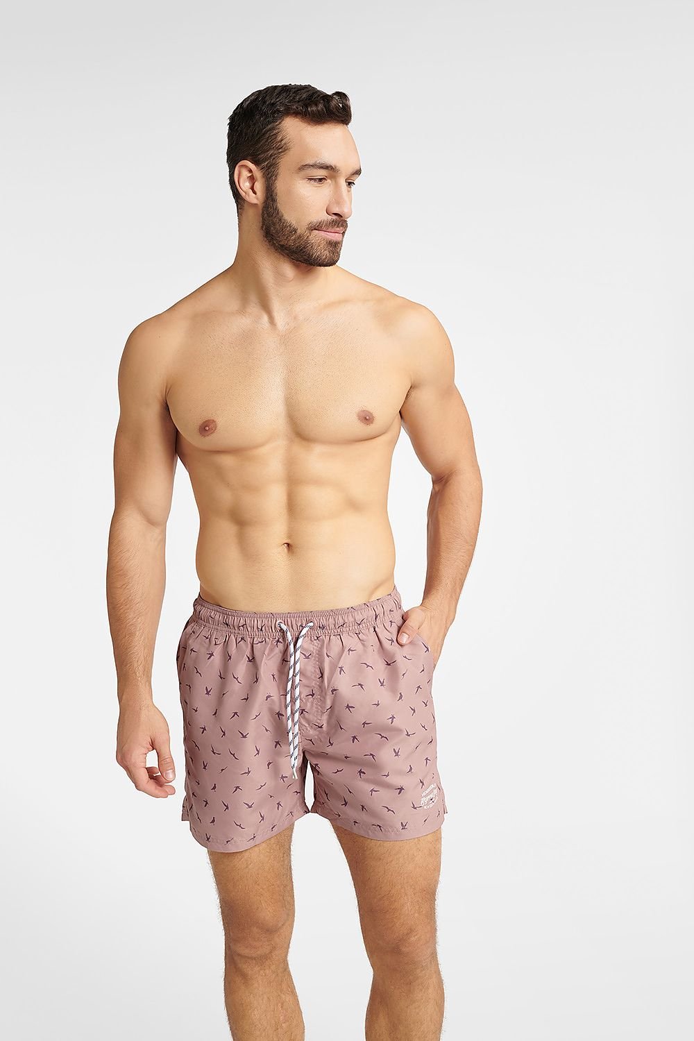 The Gable Men's Swimming Trunks Dusty Pink