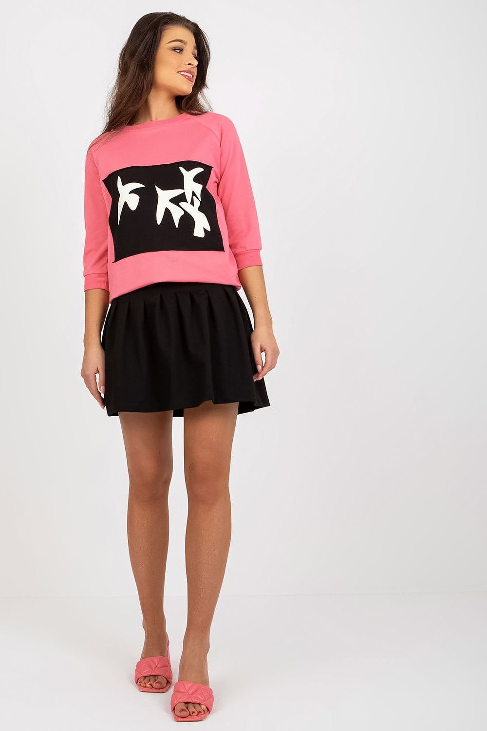 Sweatshirt & Skirt Set