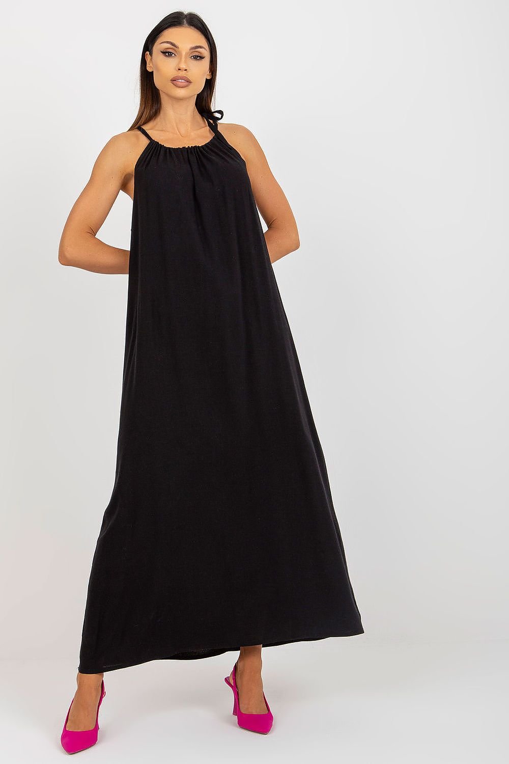 Tied Straps Maxi Dress